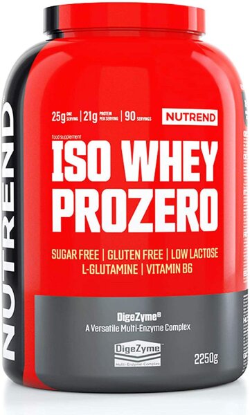 Nutrend Iso Whey ProZero - White Chocolatel 2,25kg