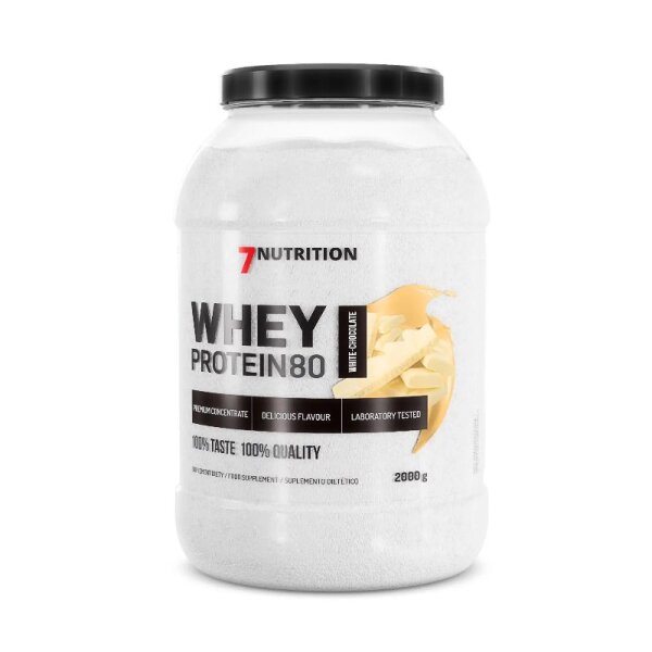 7 Nutrition Whey Protein 80 white Choc 2kg