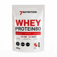 7 Nutrition Whey Protein 80 500 g Strawberry
