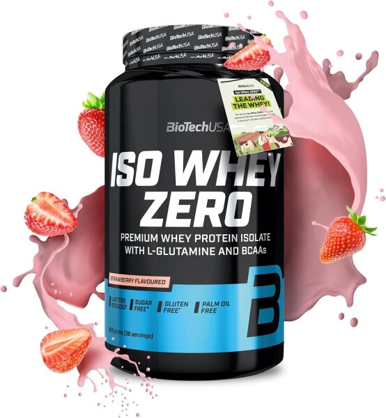 BioTechUSA Iso Whey Zero 908g Strawberry